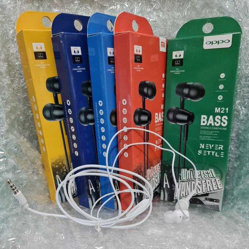 Headset handsfree headphone earphone branded bass stereo