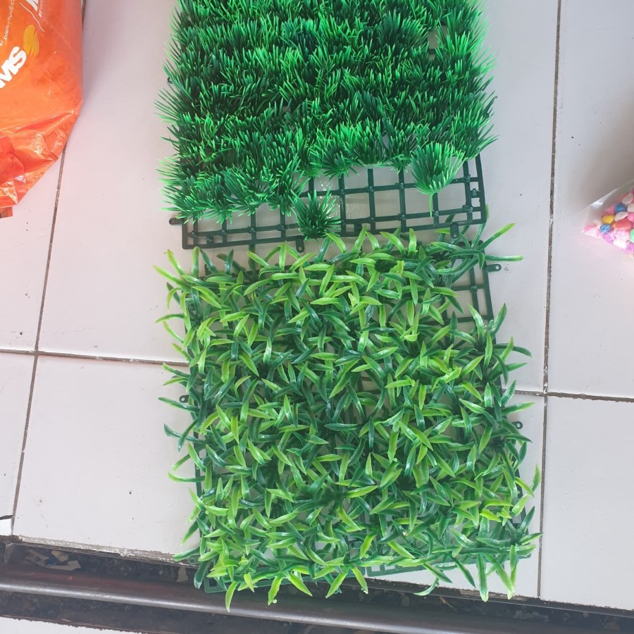 rumput sintetis untuk dasaran karpet aquarium