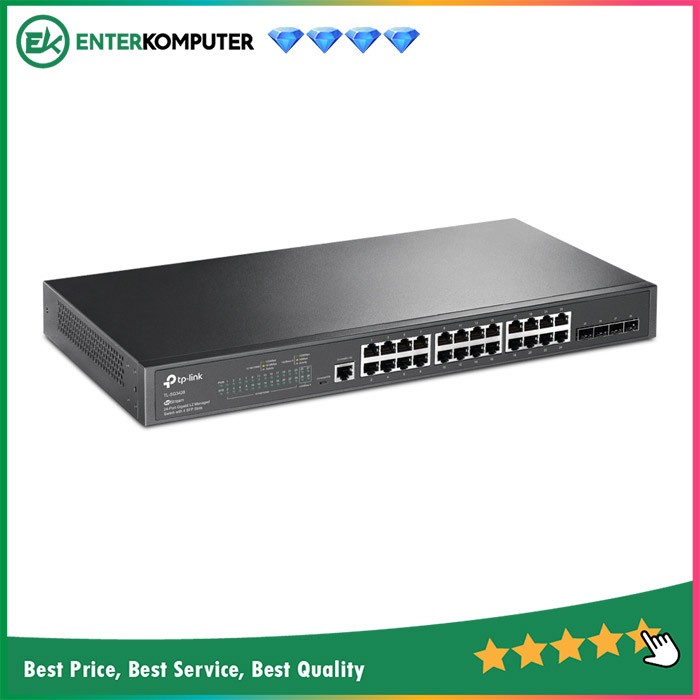 TP - Link JetStream 24-Port Gigabit L2 Managed Switch - TL-SG3428