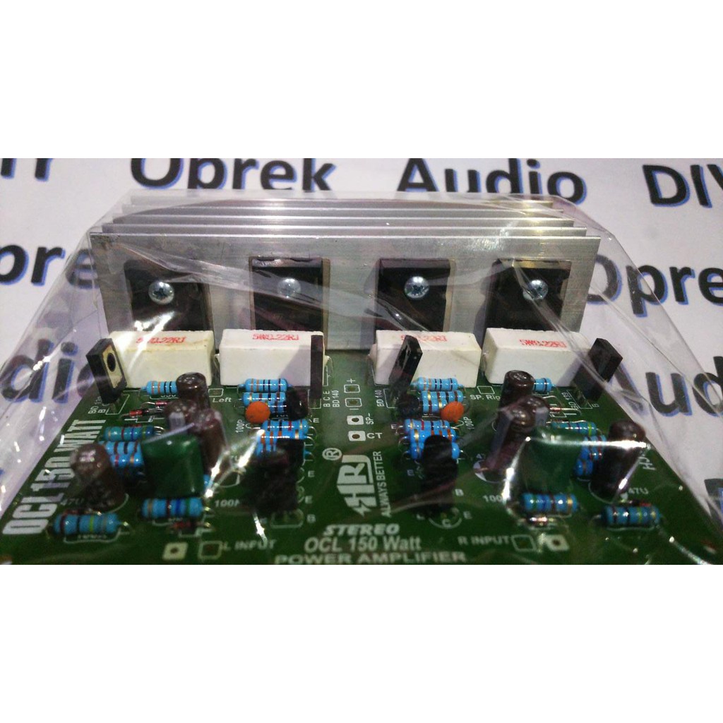 DIY KIT AMPLI OCL STEREO POWER AMPLIFIER OCL 150 Watt