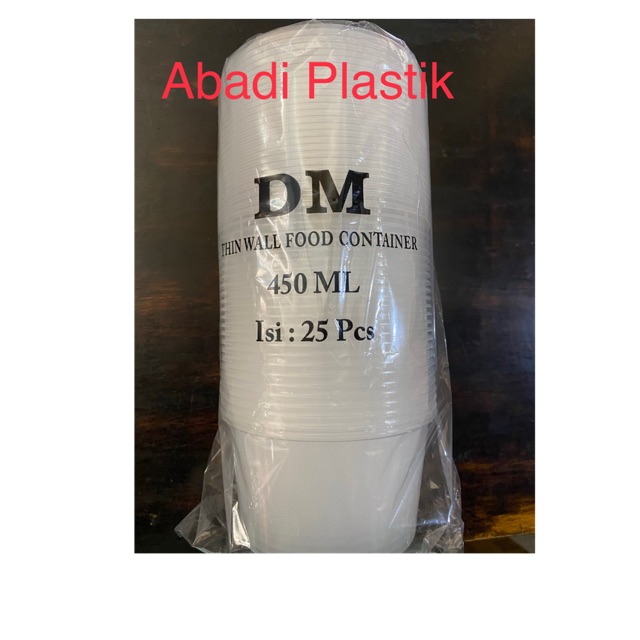 450mL DM THINWALL / MANGKOK PLASTIK