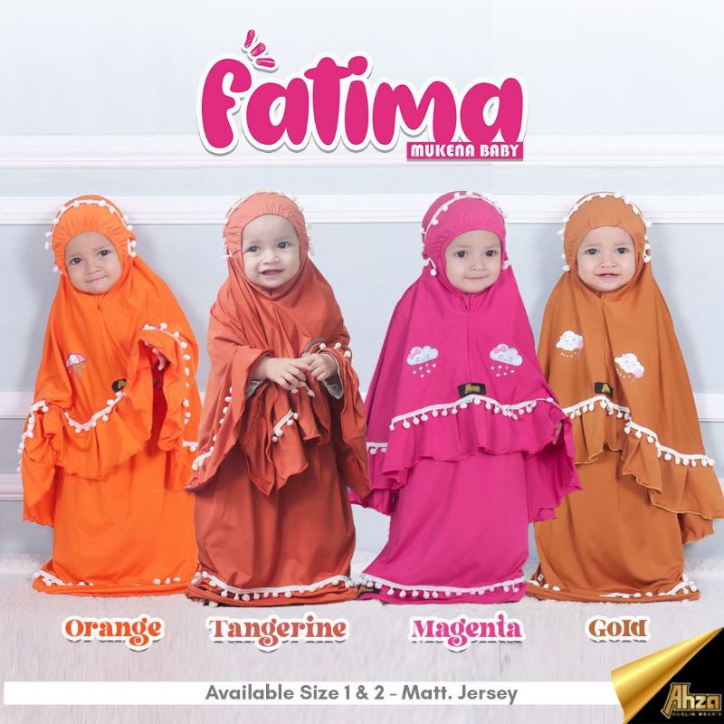 Mukena Bayi dan anak/ Mukena fatima by Ahza