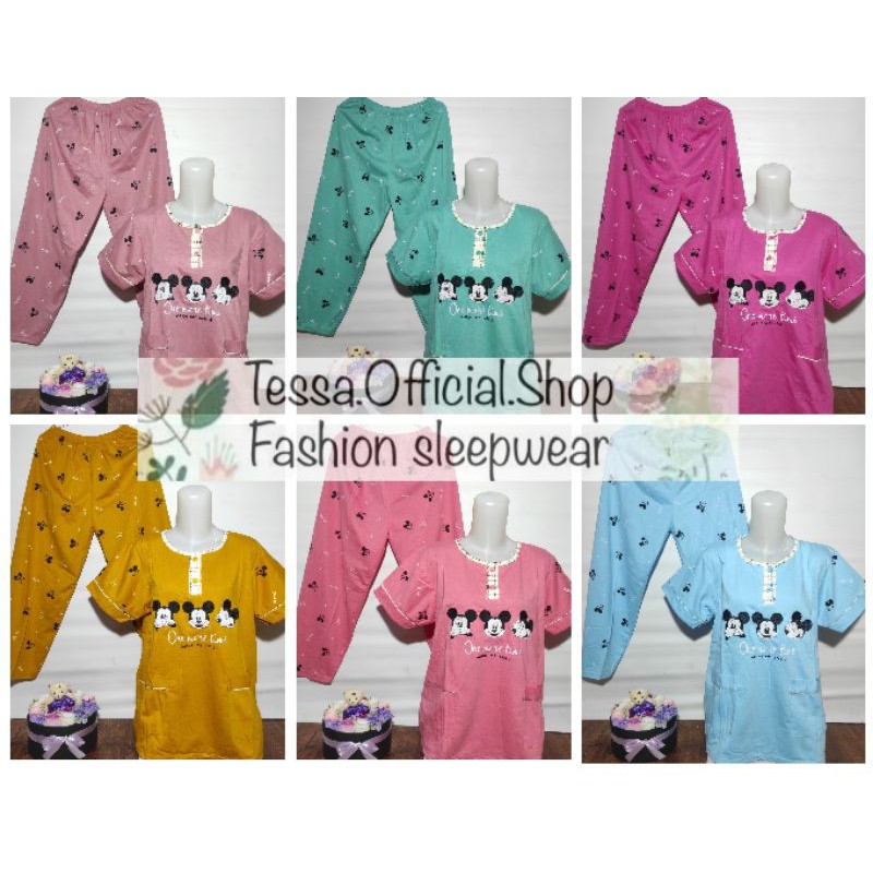 BAJU TIDUR CP JUMBO TESSA - PIYAMA CP JUMBO TESSA