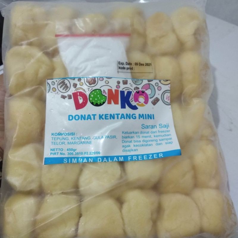 

DONAT KENTANG MINI DONKO