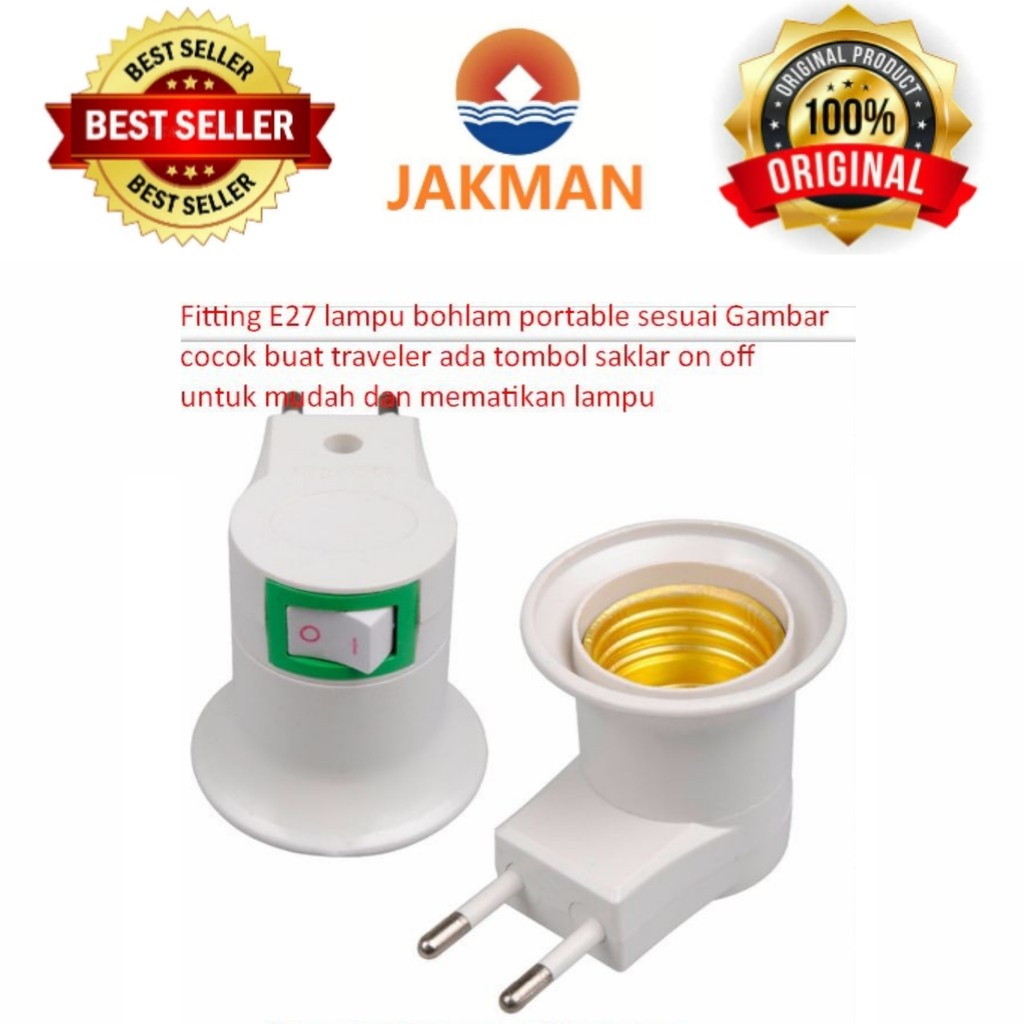 FITTING COLOK/ FITING COLOK SAKLAR/ FITTING MURAH/ FITTING ON OFF/FITTING LAMPU
