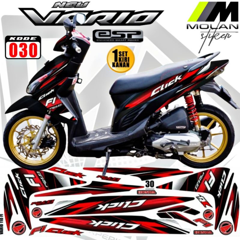 Decal Sticker Striping Variasi Vario 110 Esp 2014-2022 (CLICK i CLICK 110 i) Vario 110 LED - Vario 1