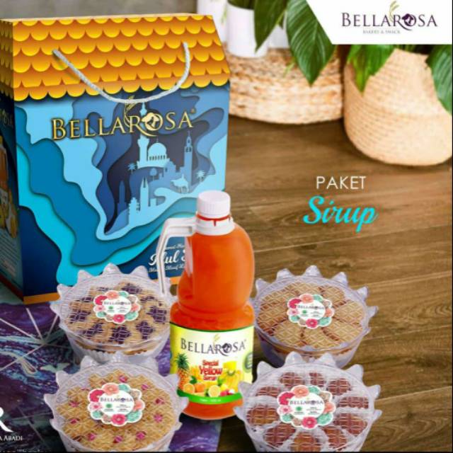 

Kue lebaran bellarosa paket sirup