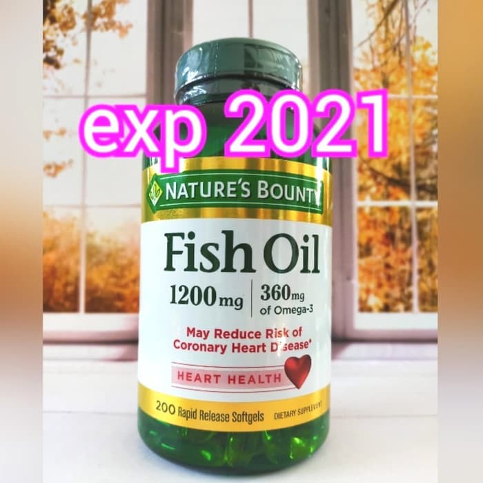 Nature's Nature Natures Bounty Fish Oil 1200 mg, 200 Softgels