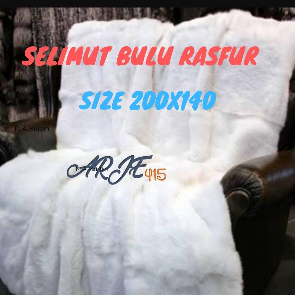 PREMIUM Selimut bulu/selimut bulu polos/selimut/rasfur/bulu
