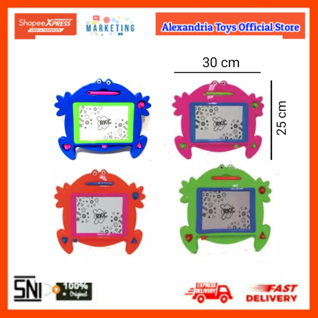 

Papan tulis magnet drawing board mainan endukasi anak