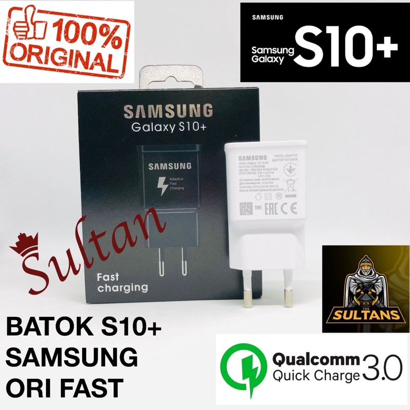 BATOK CHARGER SAMSUNG S10+ FAST CHARGING PROMO SEN