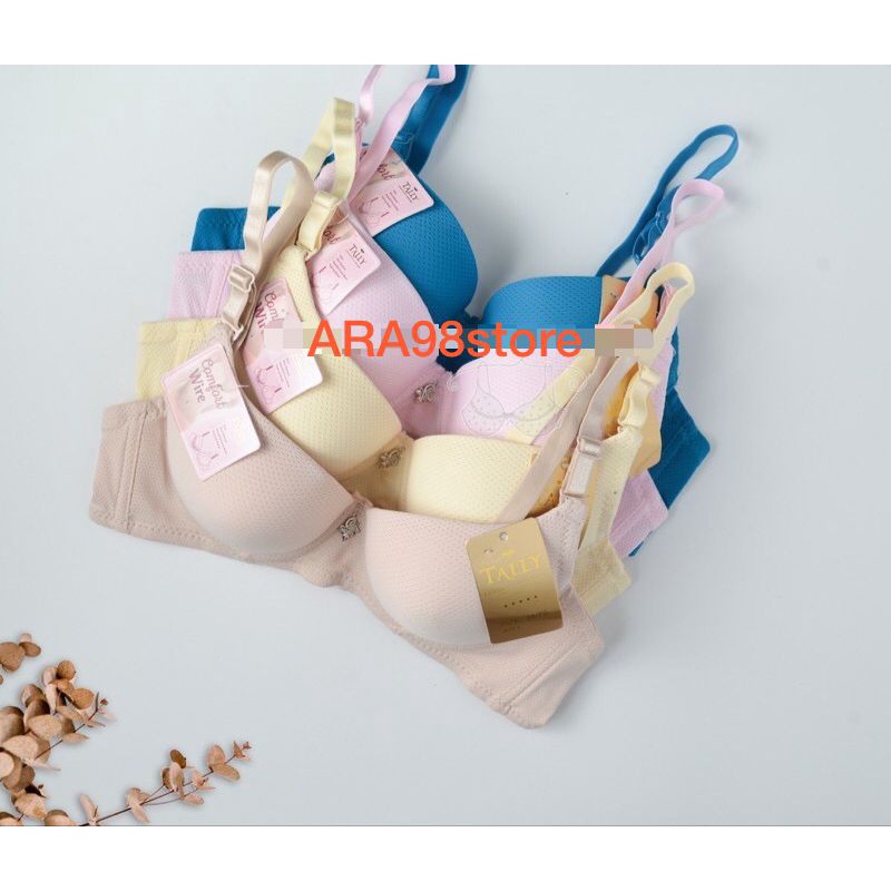 BH BRA 7102 TALLY BAHAN KATUN PREMIUM DAILY COMFORT BRA BASIC COLLECTION | TALLY BRA BH 7102 I BUSA SEDANG I CUP B KECIL | ADA KAWAT I SIZE 32-36 - ARA98STORE