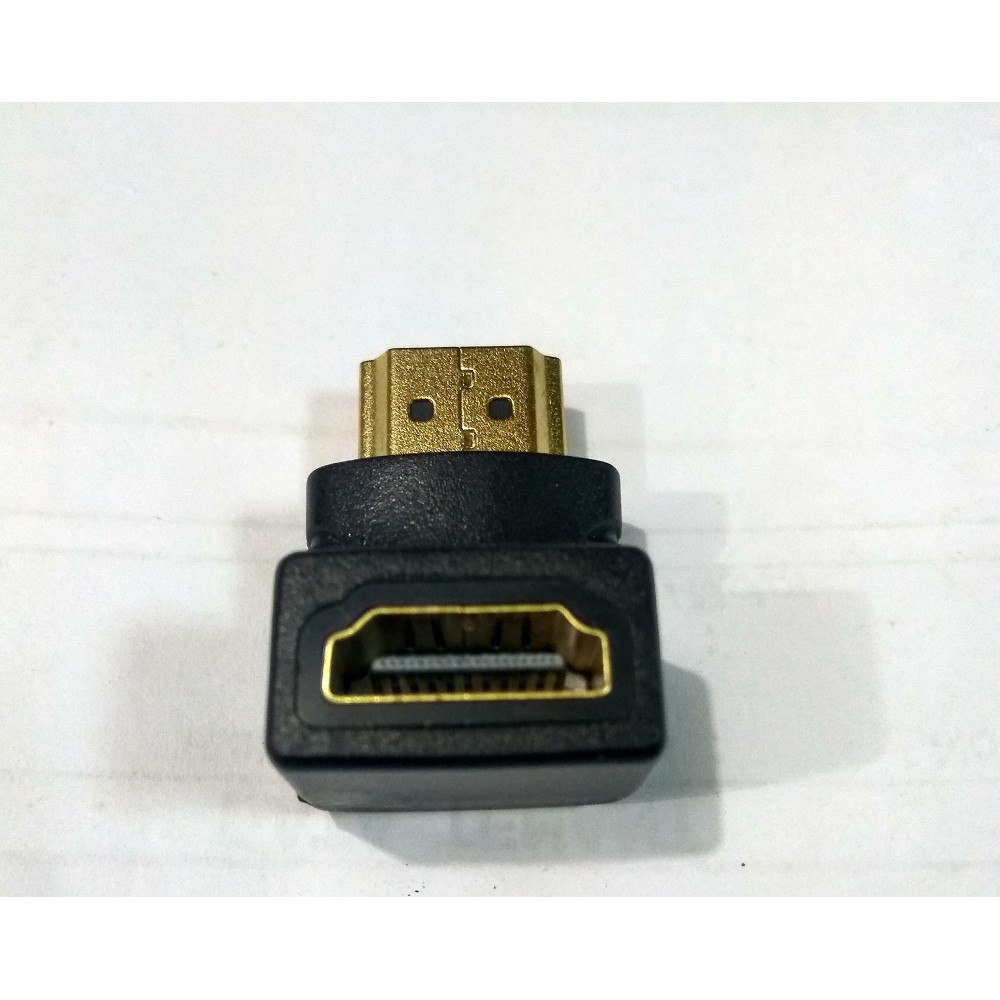 HDTV Siku 90 Derajat /  Male to Female Gender F Adapter / Connector / Konektor