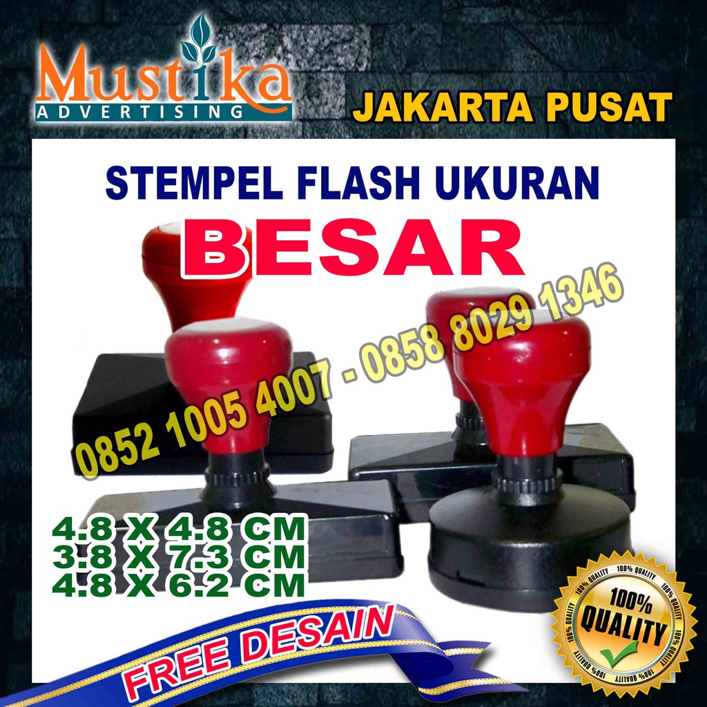 

STEMPEL FLASH MURAH (BESAR)
