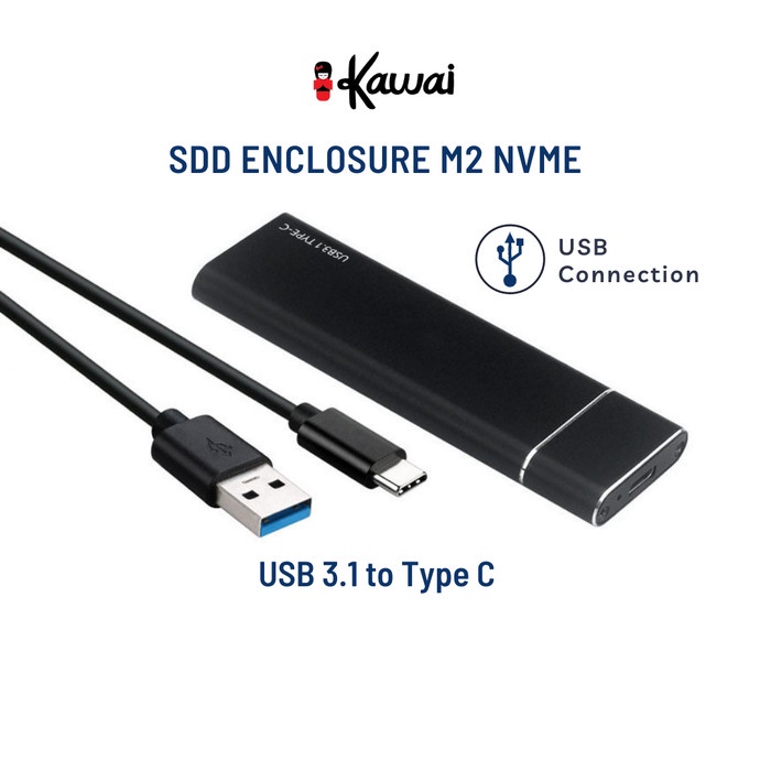 iKawai SSD Enclosure M2 NVMe Internal USB 3.1 Type C
