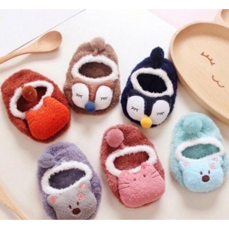 NUZ HappyOliver DEER HOUSE Kaos Kaki Anak Bayi Laki Laki Perempuan Newborn - 12 Bulan Importt