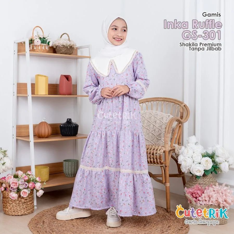 Gamis Anak Inka GS 301 Cutetrik