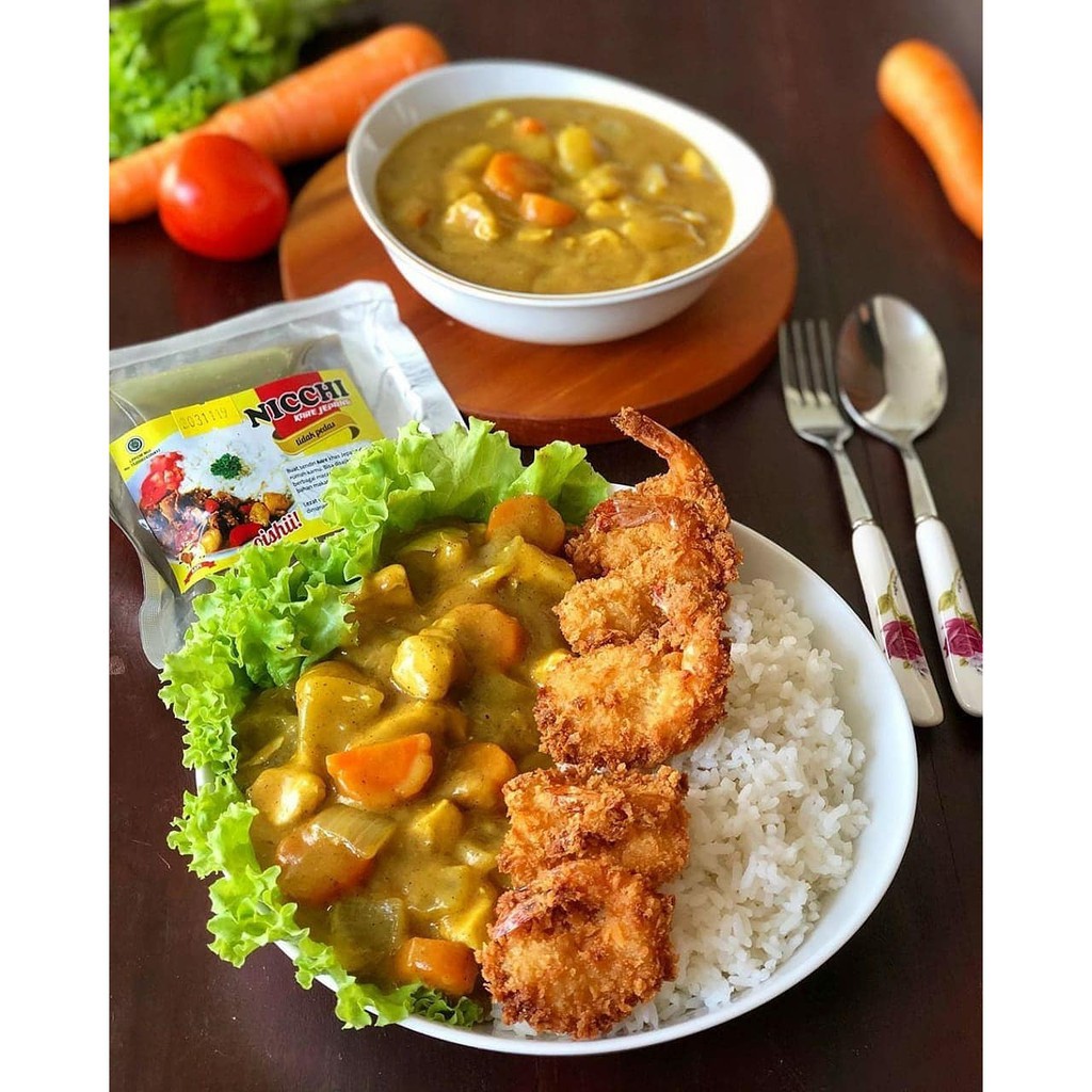 Jual NICCHI Golden Curry HALAL 100g Kare ala Jepang Bumbu Kari Kaldu Sapi, Ayam, Jamur Bkn