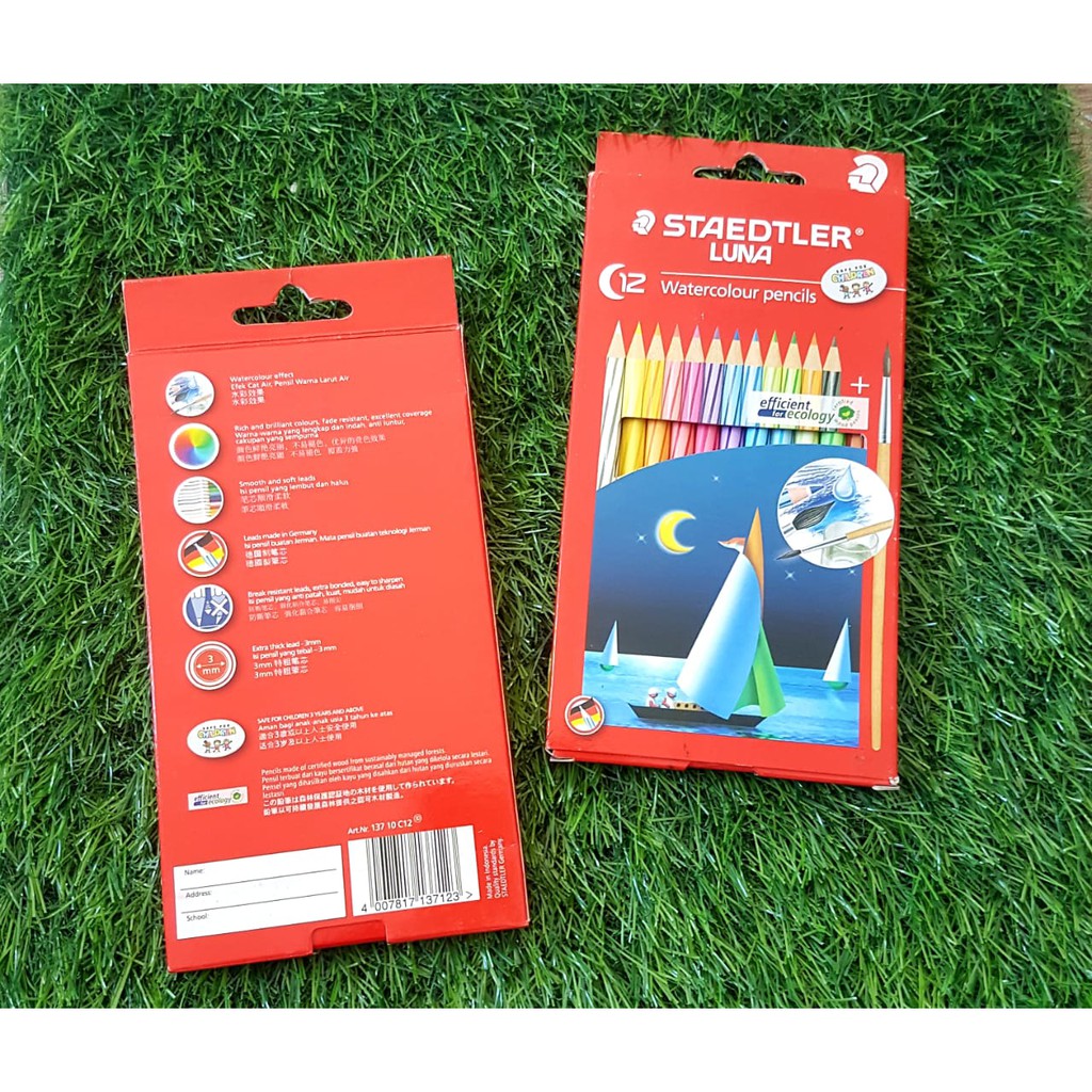 

PENSIL WARNA STAEDLER LUNA 12 WARNA PANJANG GROSIR
