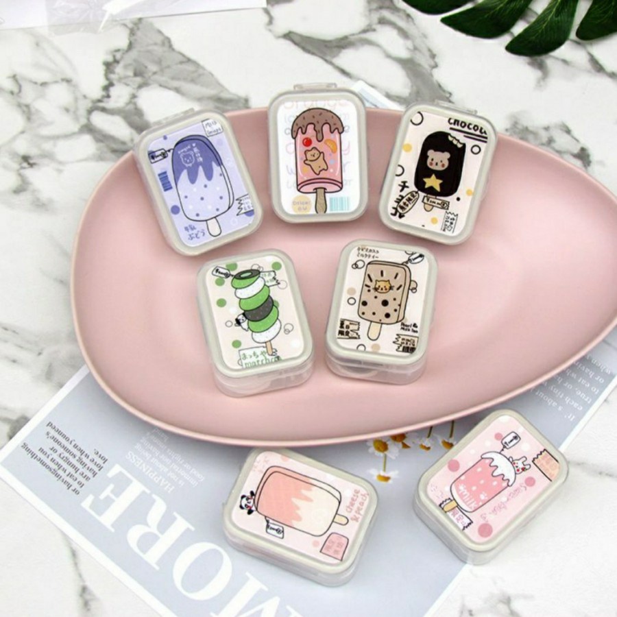 TEMPAT SOFTLENS MOTIF ICE CREAM