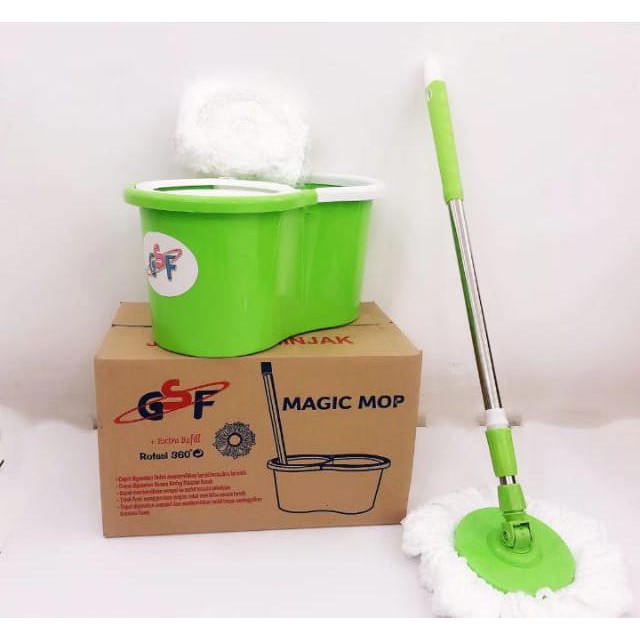 MAGIC MOP GSF MURAH / ALAT PEL PEMBERSIH LANTAI / MAGIC MOP GSF STAINLESS STEEL / MAGIC MOP PEMBERSIH LANTAI GSF