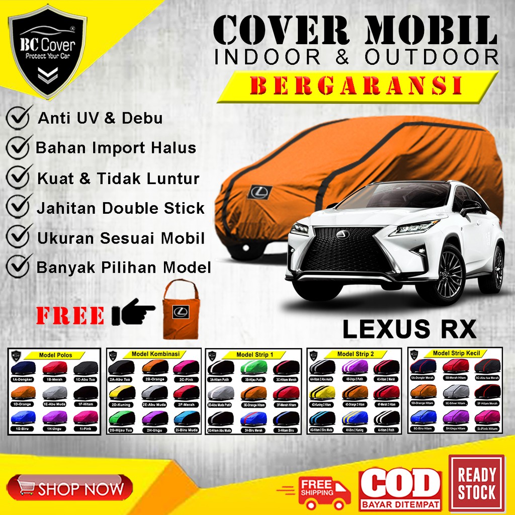 Body Cover Mobil LEXUS RX Sarung Mobil Lexus RX300 RX200 RX250 RX350 Selimut Tutup Mantel Pelindung Jas Mantol Kerudung Penutup Lexus RX Outdoor