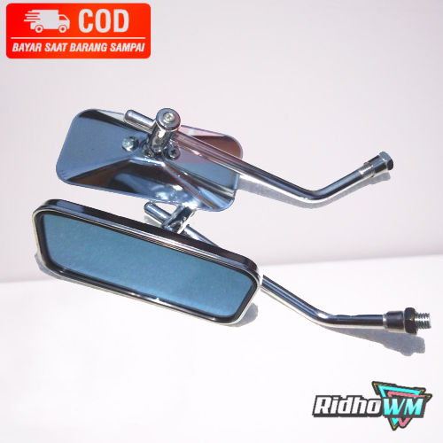Kaca Spion Motor Kotak Panjang CB pnp Kaca Spion Motor Variasi Kaca Spion Terunik Jadul Klasik Retro