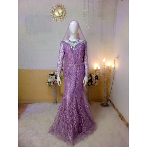 kebaya pengantin slim