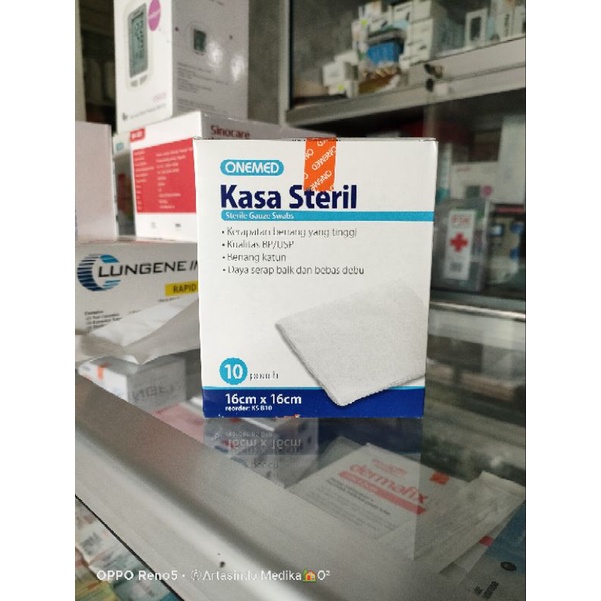 Jual Kasa Steril Onemed Sterile Cm X Cm Box Pouch Shopee Indonesia