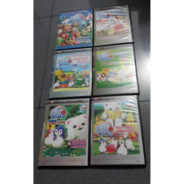 DVD Badanamu lengkap lagu anak 6disc