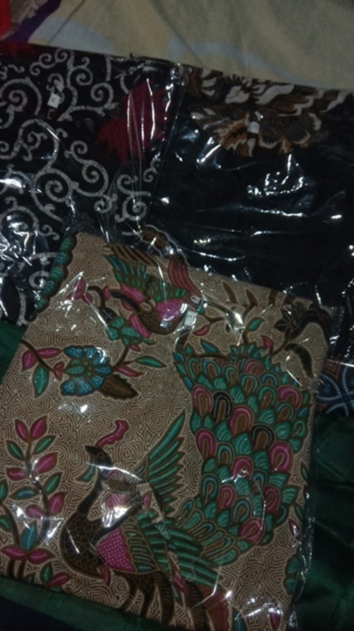 Batik Dolby Dolbi Dobby Doby Tenun Sutra Tulis Katun Atbm Baron Atasan Batik Wanita Sogan Srg308 4.7