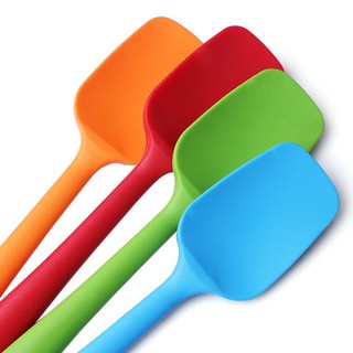 Sendok Pengaduk Bahan Silicone/ Sendok Pengaduk uk.27cm/ Sendok Bentuk Sekop / Spatula Silicone