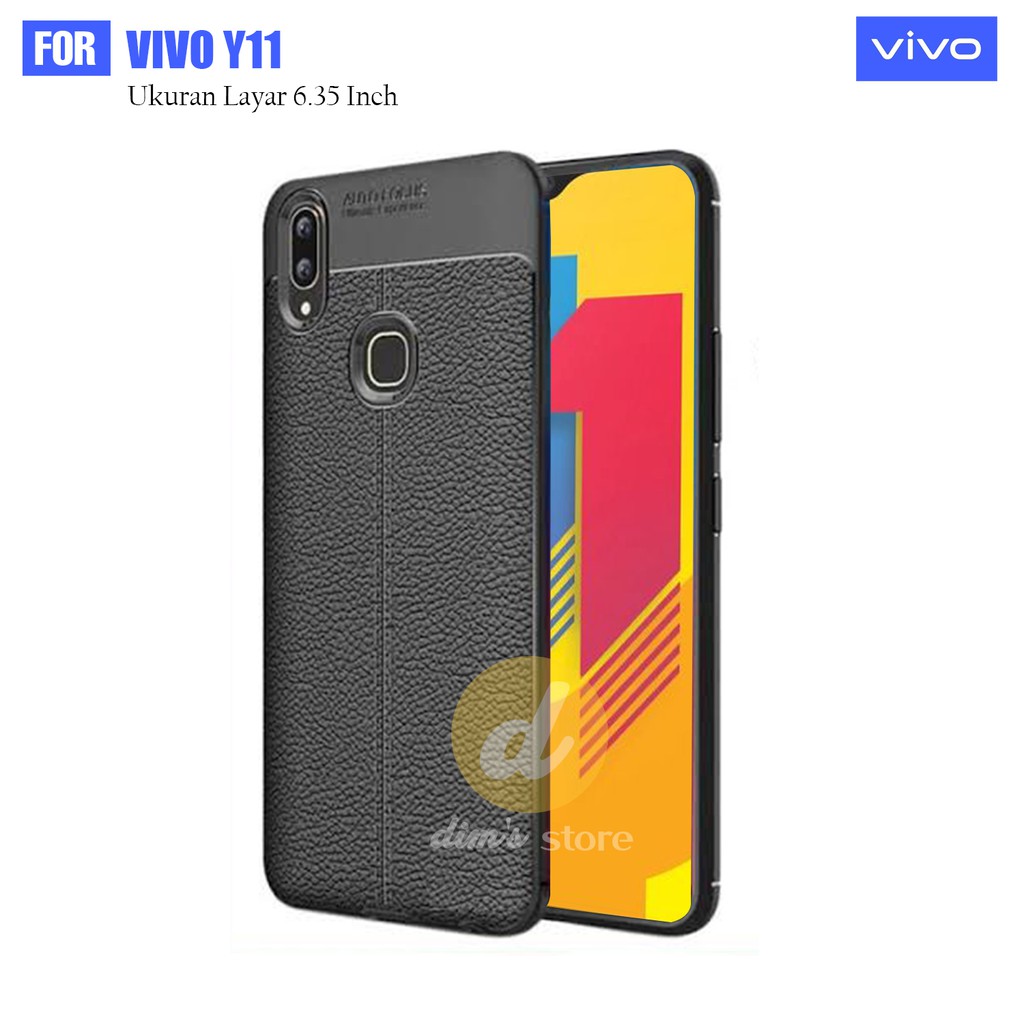 Soft Case Vivo Y11 Premium TPU Autofocus Leather