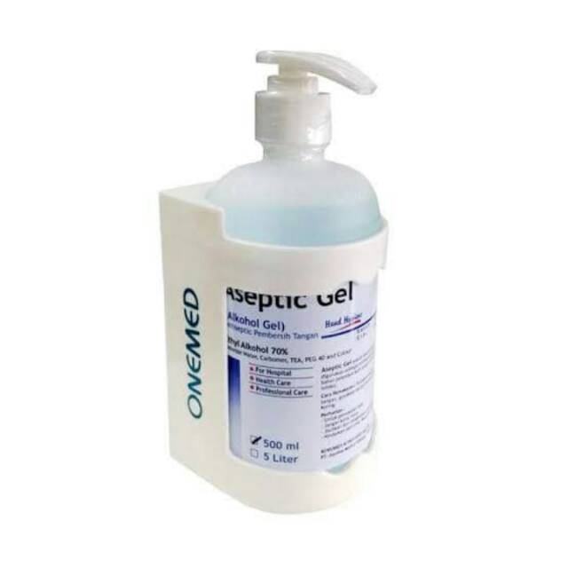 Aseptic Gel Onemed 500ml+Dispenser+Bracket/Handsanitizer