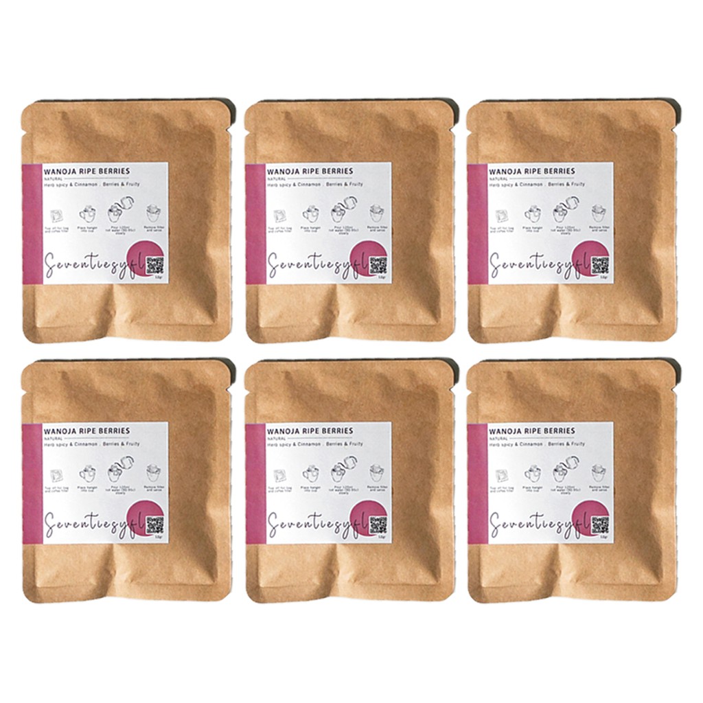 

Wanoja Ripe Berries/Kopi/Arabica/Bundling 6 pcs