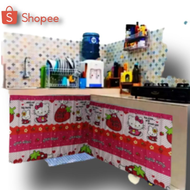 hordeng kolong dapur ,hello kitty, hordeng kolong dapur karakter, hordeng kolong dapur murah