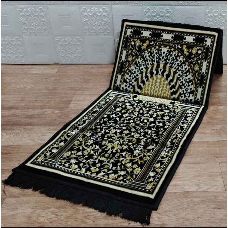 sajadah itikaf sajadah sandar uk 52 x 105 cm + tas