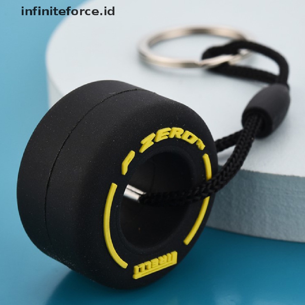 Infiniteforce.id Gantungan Kunci Bentuk Ban Mobil Balap