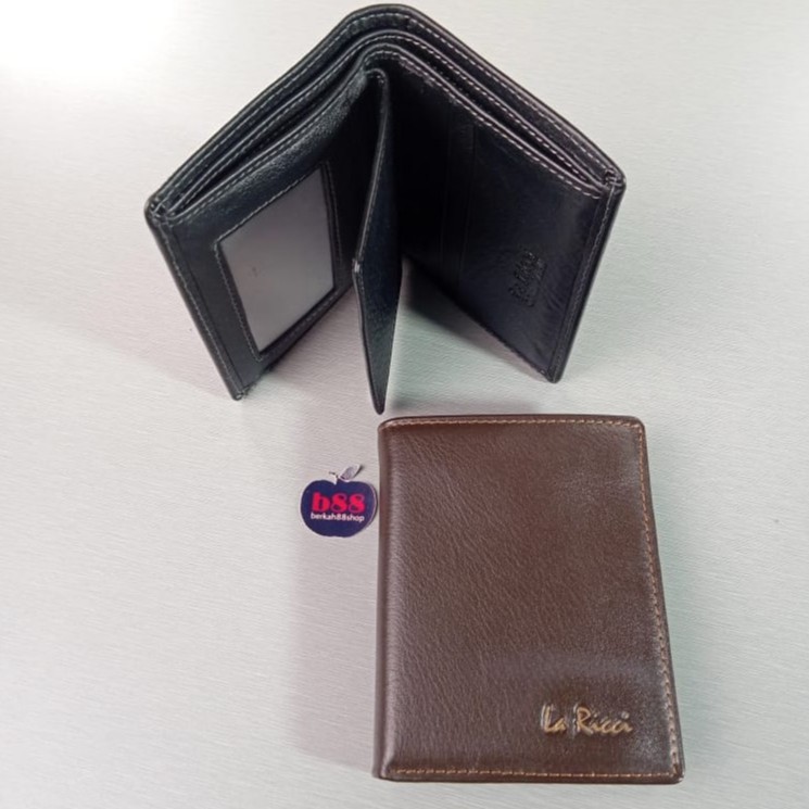 Dompet Kulit Asli Pria Lipat Berdiri 100% Kulit Asli LR22-96