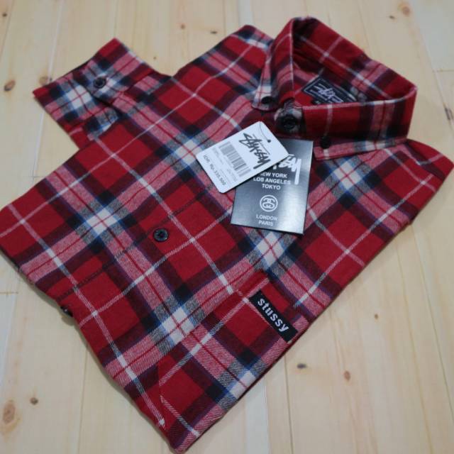 Kemeja flanel premium flanel lengan panjang grosir kemeja 723