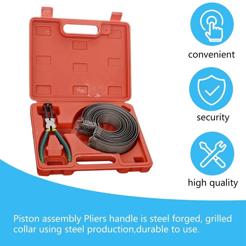 Tang Piston Ring Treker Piston Ring Alat Pemasang Piston Ring Kompresor Silinder Dengan Tang Ratchet