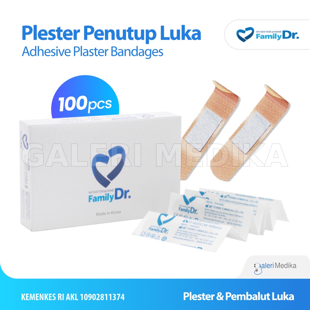 Plester Penutup Luka FamilyDr 100pcs