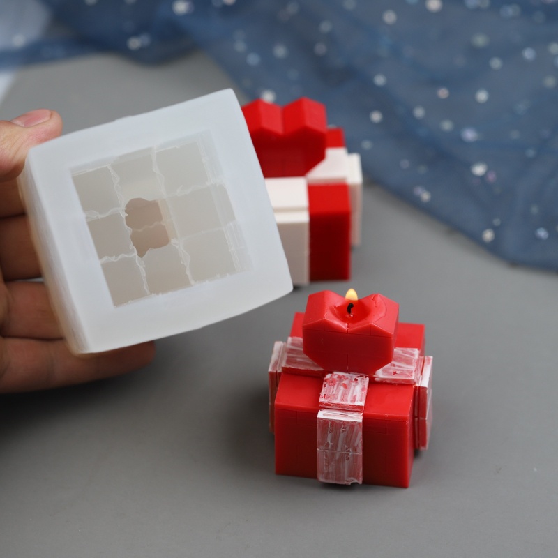 Siy Cetakan Kuefondant Bentuk Hati Bahan Silikon Untuk Hadiah