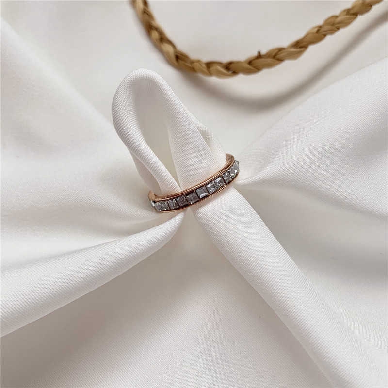 Cincin Berlian Jantung Jepang Wanita Cincin Berlian Penuh JZ021