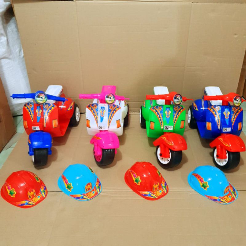 Mainan anak mainan vespa mini anak
