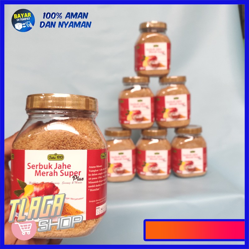 

SERBUK JAHE MERAH SUPER RD BUBUK ORIGINAL MENINGKATKAN STAMINA PRIMA 330 GRAM HERBAL ALAMI TERLARIS