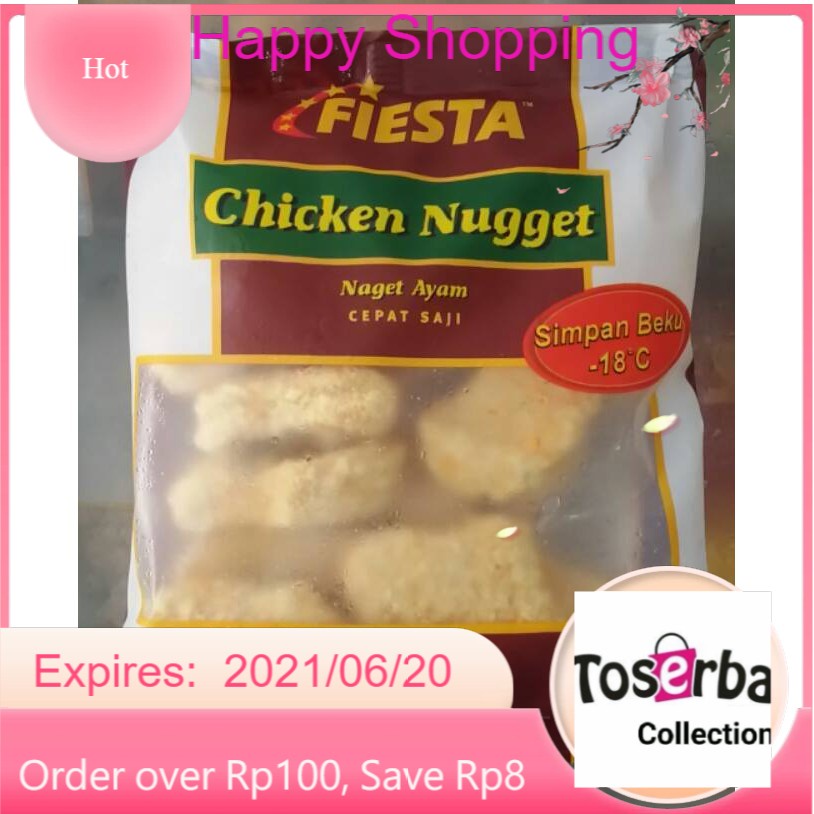 

Toserba Collection Fiesta Chicken Nugget 250 gr Frozen Food Bandung -Cimahi