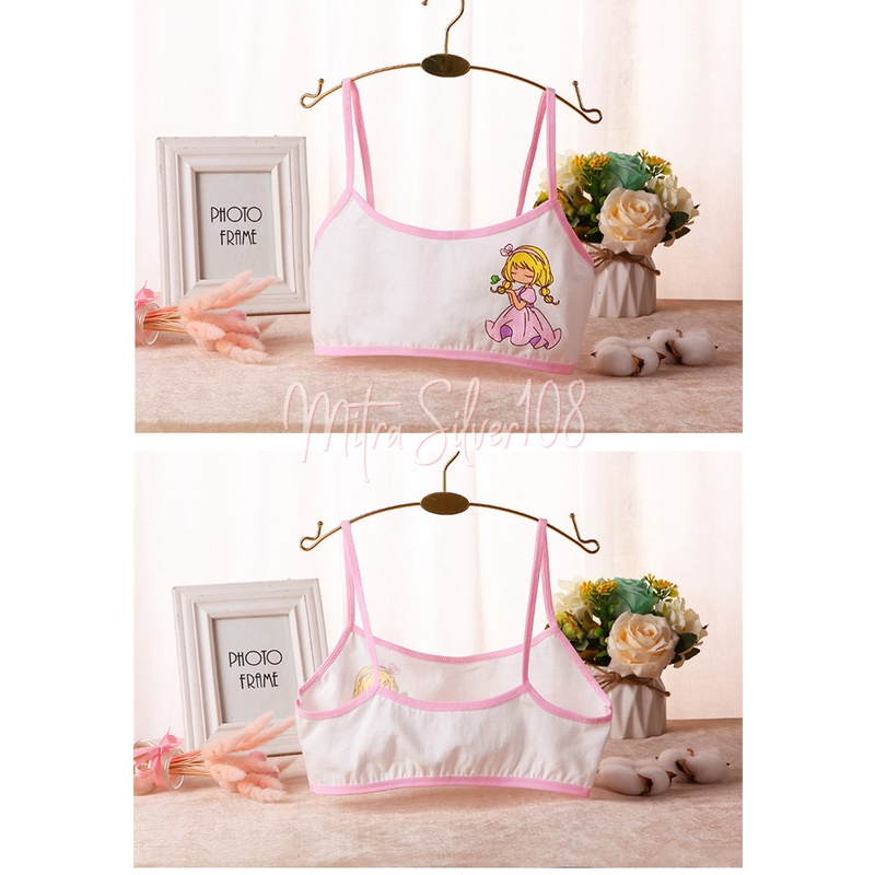 [MS108] MN 01 - Miniset Anak Perempuan Motif Kartun Bahan Katun Impor / Miniset Untuk Anak Perempuan / bra anak remaja