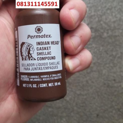

Lem Permatex Indian Head Gasket Shellac Compound - 59ml