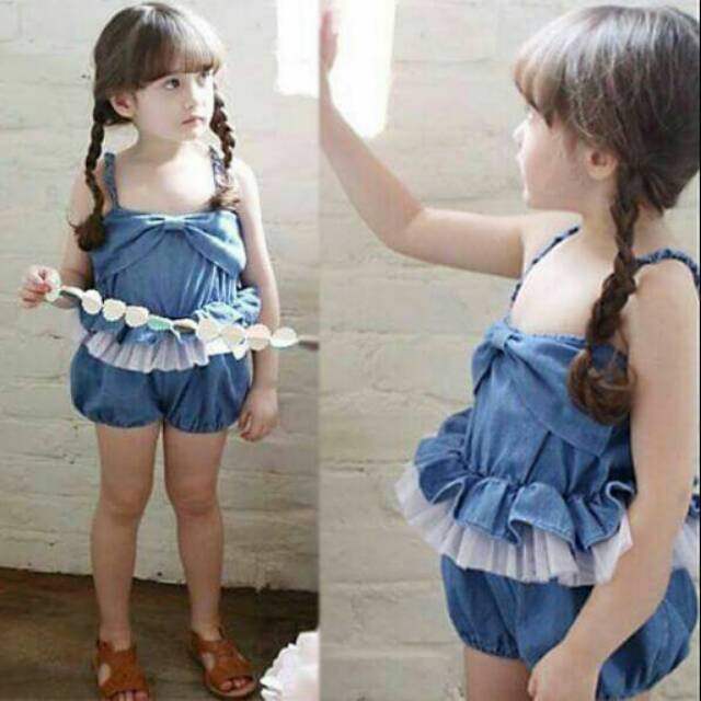 Setelan Anak Cewek Jumpsuit Ballon Catty Girls